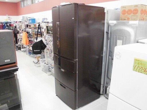 冷蔵庫 605L 2013年製 三菱 MR-JX61X-RW 600Lクラス 6ドア 苫小牧西店