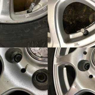 【TOYO winter TRANPATH MK4α 175/80R15】スタッドレス 4本【T-RISE 社外 15インチ 5.5J5HPCD114.3+45】(VTD133) クレジットカード QR決済可能