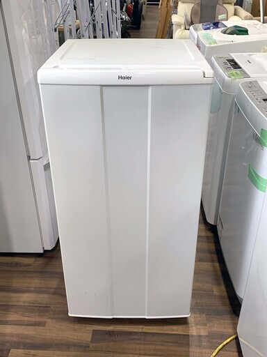 【苫小牧バナナ】2007年製 ハイアール/Haier 100L冷凍庫 右開き JF-NU100B ホワイト系 ファミリー向け 清掃済み