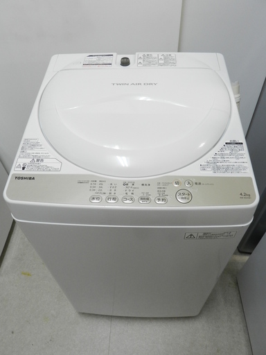 東芝 全自動洗濯機 AW-4S3 2016年製 都内近郊送料無料