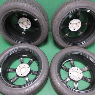 ☆中古品 smart スマート 純正ホイール 175/55R15 5J×15 195/50R15 6.5J×15 3穴 15インチ タイヤホイール 4本セット☆ 