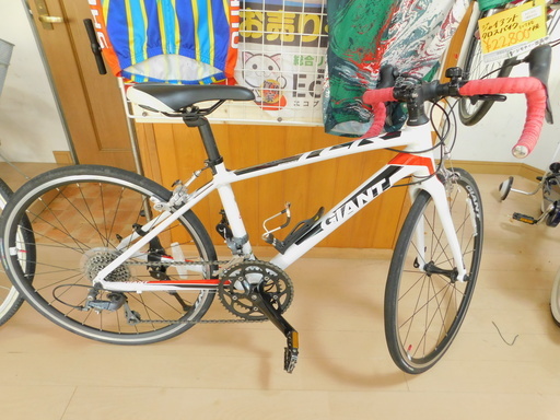 Jj【エコプラス小倉南店】ジャイアント エスポワールロードバイク 白 ジュニア用中古車 自転車 チャリ スポーツ車 通勤 通学 チャリ スポーツ車 福岡 北九州 小倉 南 湯川 中古