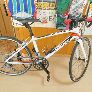 Jj【エコプラス小倉南店】ジャイアント エスポワールロードバイク 白 ジュニア用中古車 自転車 チャリ スポーツ車 通勤 通学 チャリ スポーツ車 福岡 北九州 小倉 南 湯川 中古