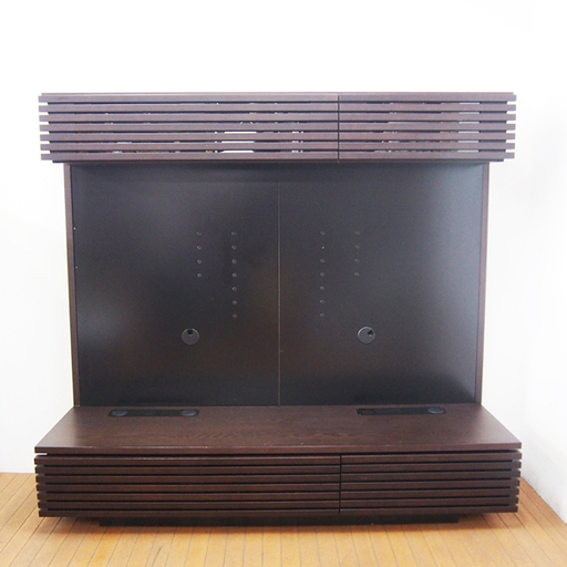 家具屋さんで購入したTV台 壁面テレビボード 全体サイズ：W182×D48×H168cm (ED14)