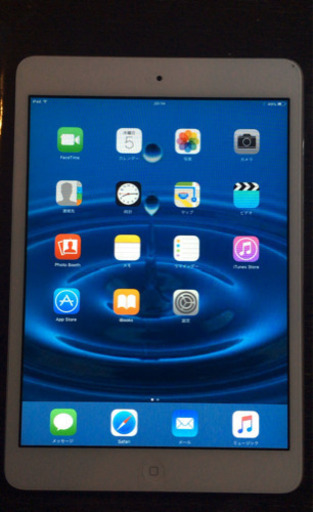 完売御礼／(超美品)(iPad mini) Wi-Fi 32GB ホワイト＆シルバー (MD532J/A)SIMフリー