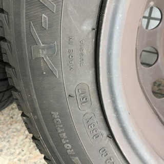 ルノー　カングー  ミシュラン　スタッドレス　175/65R14 鉄チン付