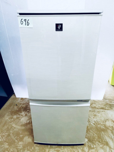 696番 SHARP✨ ノンフロン冷凍冷蔵庫❄️  SJ-PD14T-N‼️