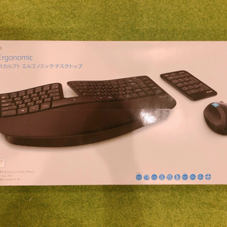 【ほぼ未使用】Microsoft エルゴノミックキーボード+マウ...