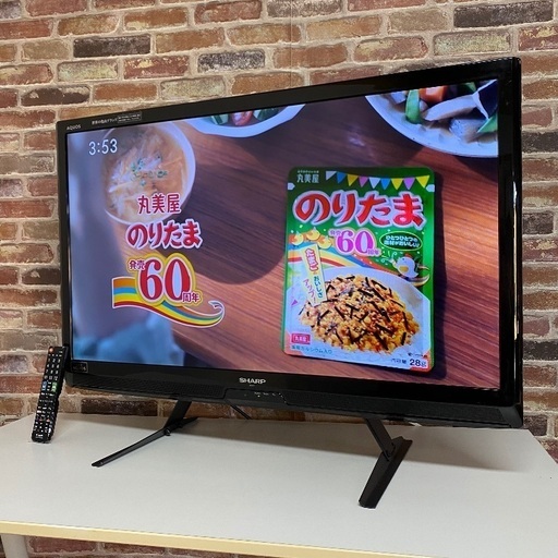 即日受渡❣️薄型LED 国内製造AQUOS40型TV15000円