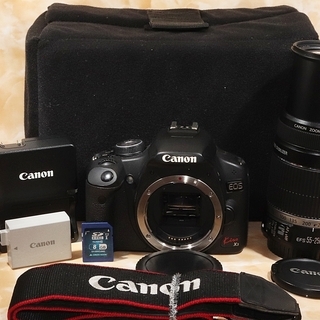 ★すぐ使えるSDカード★キヤノン EOS kiss x3 手振れ補正望遠レンズセット