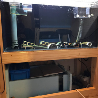 熱帯魚 900×450×450アクリル水槽 水槽台セット 熱帯魚 900×450×450アクリル水槽 水槽台セット