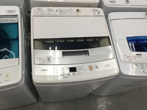 AQUA 全自動洗濯機 4.5kg