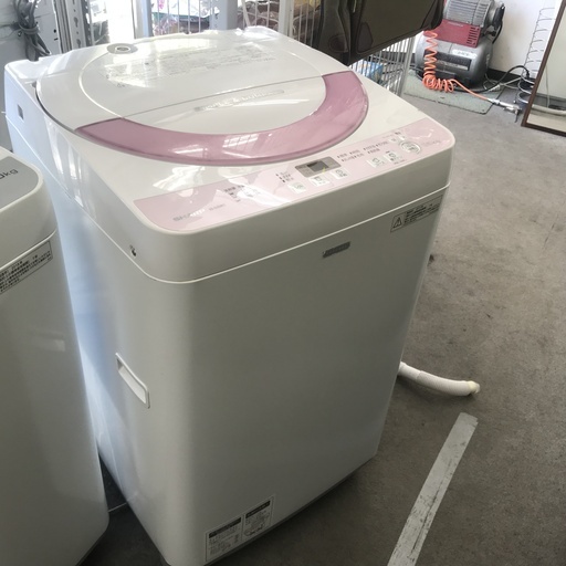 保証付き　シャープ　洗濯機　ES-G55RC-P   リサイクルショップウルカウ　高津