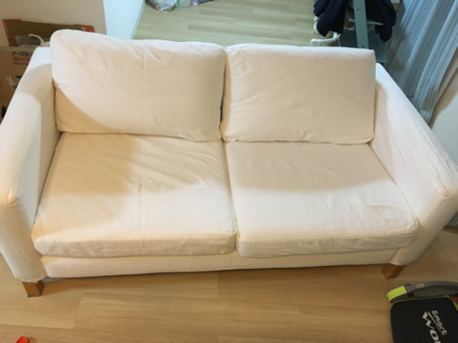 Ikea ソファ カールスタッド 2シーター ツンちゃん 名古屋のソファ 2人掛けソファ の中古あげます 譲ります ジモティーで不用品の処分