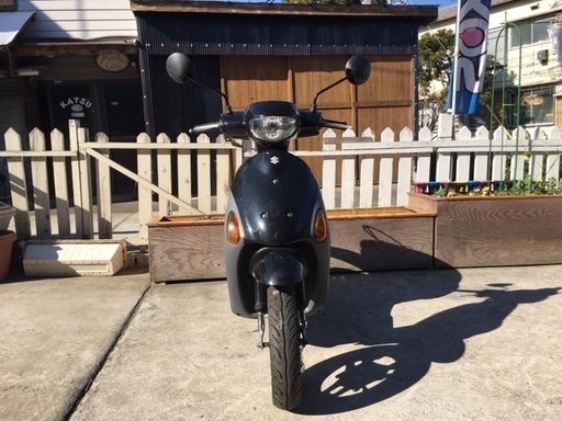 ☆エンジン絶好調!!・バッテリー新品!!・オイル交換済み!! スズキ レッツ4ブラック♪ ☆エンジン絶好調!!・バッテリー新品!!・オイル交換済み!! スズキ