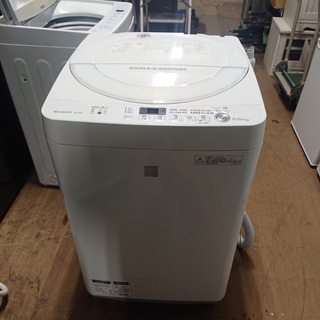 SHARP シャープ ES-G5E3 洗濯機 2016年製 ホワ...