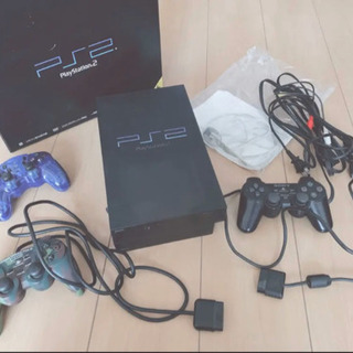 PlayStation2 本体 コントローラ3つセット 動作確認済み