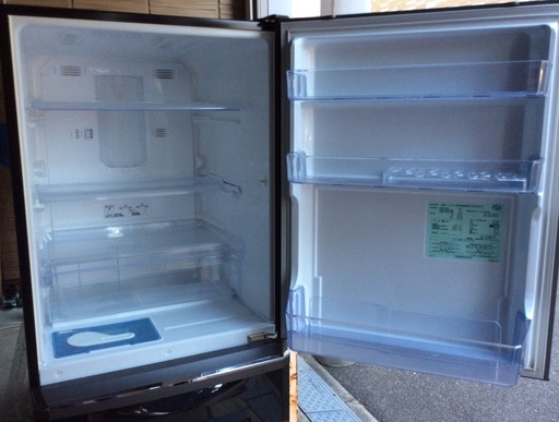 RKGRE-269】特価！三菱/335L 3ドア冷凍冷蔵庫/MR-C34T-B/中古品/2012年