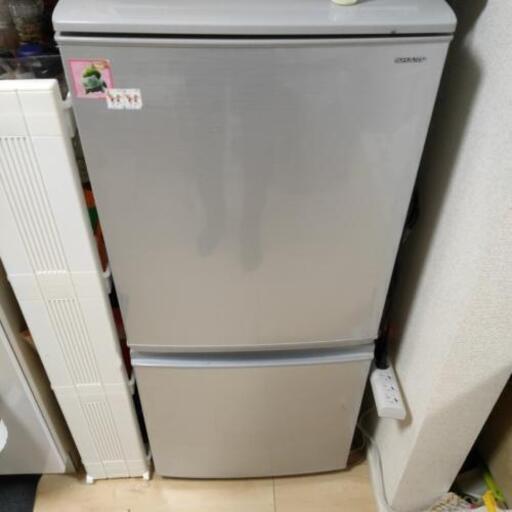 シャープ 2ドア冷凍冷蔵庫 SJ-D14D-S 2018年製