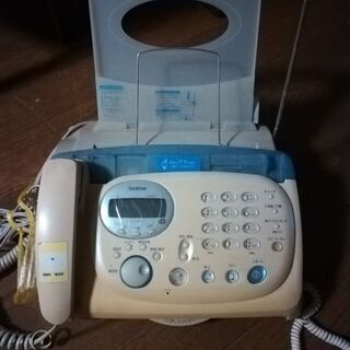 Fax付き電話機　レトロ