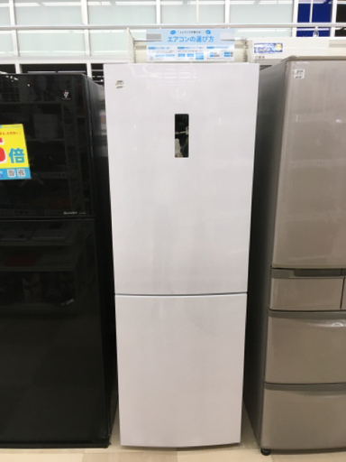 ハイアール 340L 2ドア冷蔵庫 JR-NF340A 2019年製