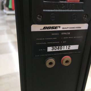 BOSE ペア トールスピーカー　55WER