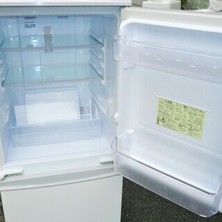 シャープ SJ-14E6-KW 冷凍冷蔵庫 2ドア 137L 2019年製