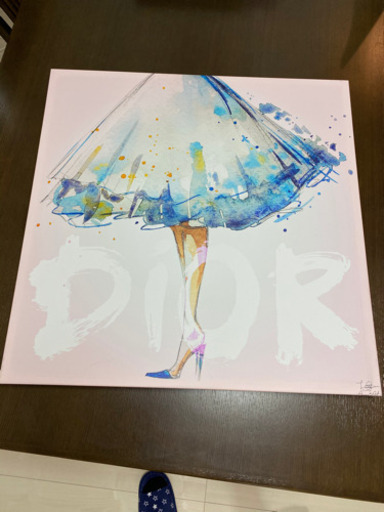 Diorの絵　デザイナー、ティナリー　定価25000円位