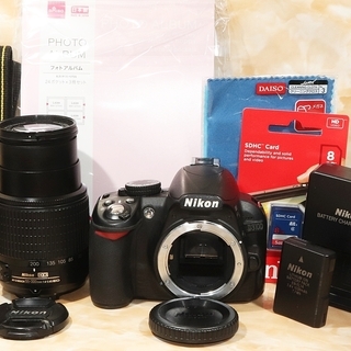 ★極上美品＆すぐ使えるSD付★ニコン D3100 望遠レンズセット