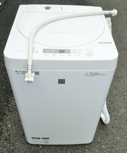 ☆シャープ SHARP ES-G4E6R-KW 4.5kg 全自動洗濯機◆2019年製・オリジナルモデル