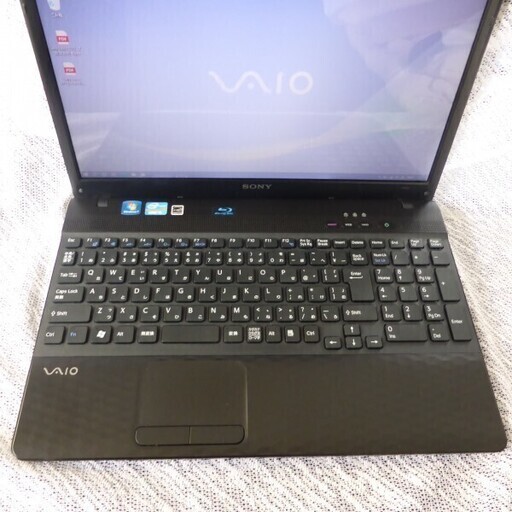 SONY VAIO VPCEH29FJ Intel Core i5 2430M DDR3-1333 8GB Mem Windows 10 HOME 256GBSSD BD搭載 動作好調 美品