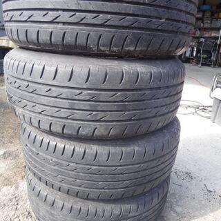 決まりました！バリ山ガリ傷無し美品！2017年製　ネクストリー 195/60R15 6.5J-OFF45　PCD100 114.3 10穴マルチ　ラフェスタ　インプレッサ　