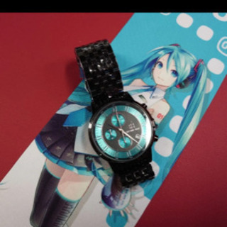 レア 初音ミク腕時計 緑 ろこまに 瀬谷のアクセサリー 腕時計 の中古 古着あげます 譲ります ジモティーで不用品の処分