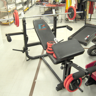 注文 F.R.JAPAN トレーニングマシン バーベル ベンチセット 苫小牧西店 