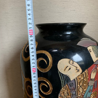 飾り花瓶 クリムト風