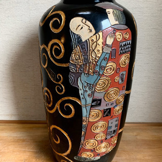 飾り花瓶 クリムト風