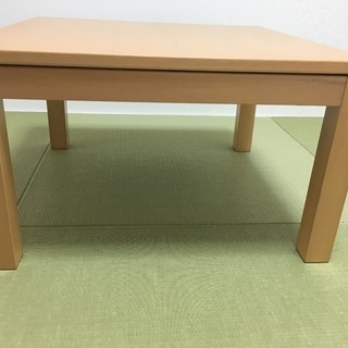 無印良品テーブル　正方形65センチ　★こたつ機能付き