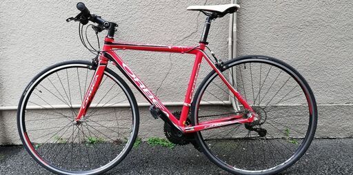 ロードバイクORBEAaquaオルベアアクア、フラットバーSHIMANOsora 3x9  タイヤ700ｘ23ｃ