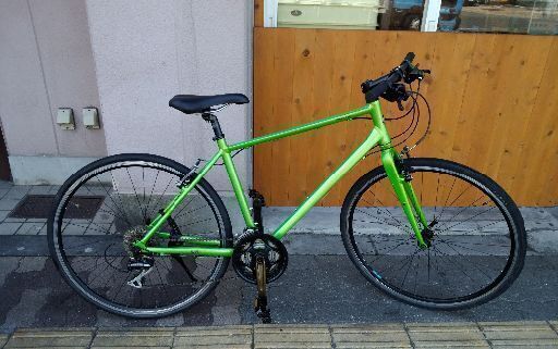 KhodaaBloon RAIL 700c クロスバイク アルミ/24speed/ライトグリーン
