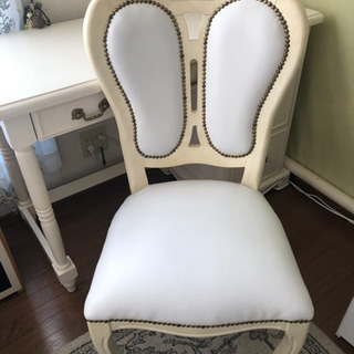 ◉シャビーフレンチ白家具デスクセット◉