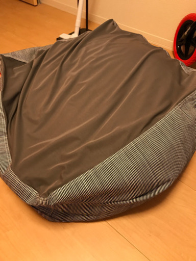 人をダメにするソファー　無印良品　カバーつき