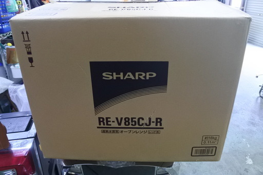 未使用 SHARP RE-V85CJ-R 過熱水蒸気 オーブンレンジ レッド系 シャープ