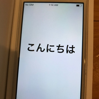 お値引きしました！iPhone5s Silver 32G イヤホ...