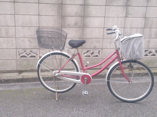 【取引完了】　  3速切替の24インチ自転車