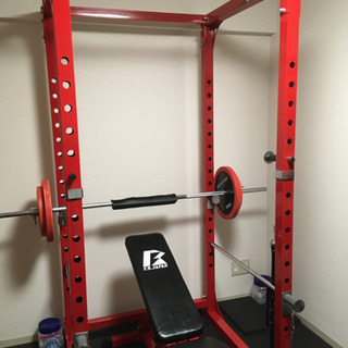 パワーラック ベンチ ダンベルセット トレーニング