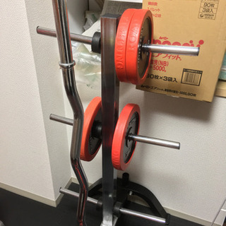 パワーラック　ベンチ　ダンベルセット　トレーニング