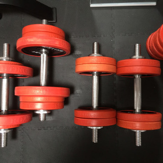 パワーラック　ベンチ　ダンベルセット　トレーニング