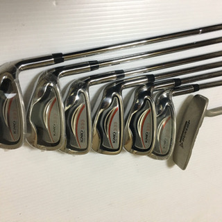 【ほぼ新品！】IGNIO イグニオ FIRE 5 YOU UP ゴルフクラブ9本＋キャディバッグ他おまけ多数付き