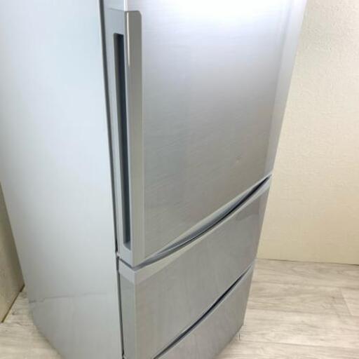 中古 店舗近郊送料格安 264L 3ドア冷蔵庫 シャープ SJ-ES26Y-S 2013年製 スリムでシンプルデザイン 二人暮らし用 6ヶ月保証付き