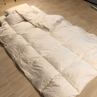 IKEA シングルマットと布団枕セット